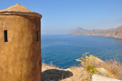 Cartagena, La Chapa anti shipping and anti submarine batteries, by Portman Bay